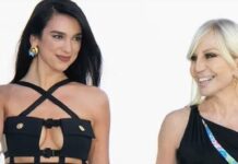 Dua Lipas bryllupskjolemysterium: Alle tegn peker mot Donatella Versace Dua Lipa og Donatella Versace