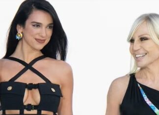 Dua Lipas bryllupskjolemysterium: Alle tegn peker mot Donatella Versace Dua Lipa og Donatella Versace