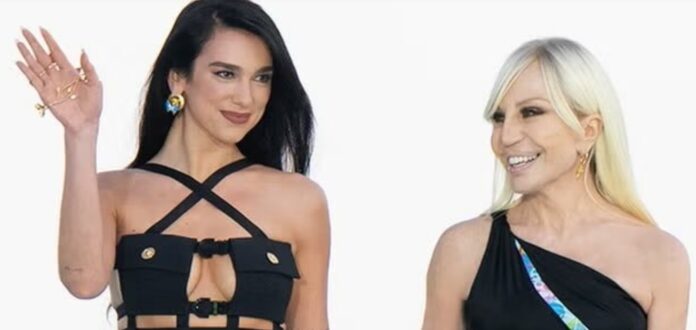 Dua Lipa og Donatella Versace Dua Lipa og Donatella Versace