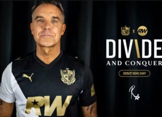 Robbie Williams forklarer draktavtalen med Port Vale: «Det føles ganske utrolig» RW