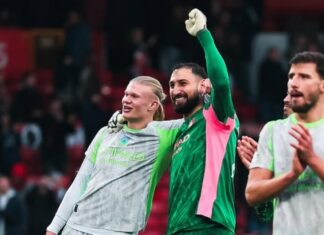 Donnarumma gifter seg i storslått Puglia-bryllup – med Haaland, og Guardiola på gjestelisten Erling Haaland og Gianluigi Donnarumma